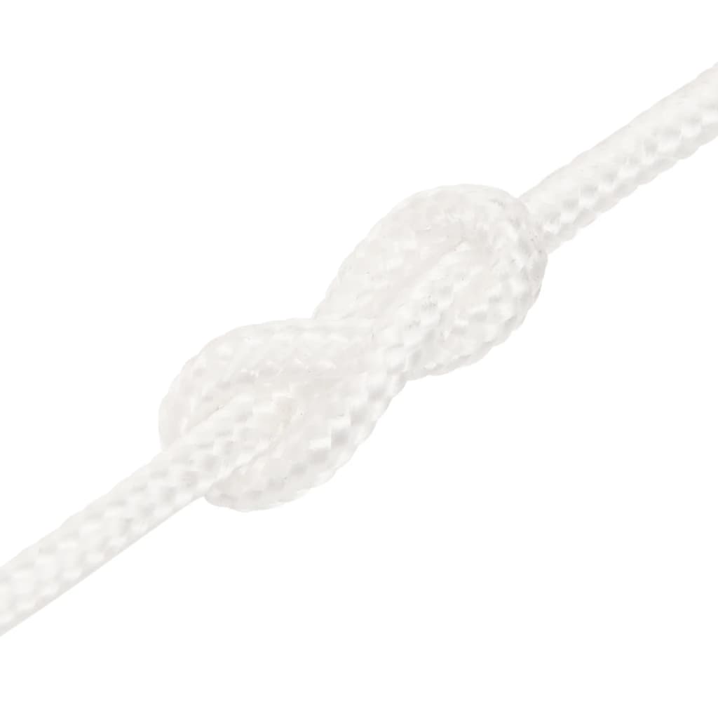 vidaXL Boat Rope Full White 5 mm 500 m Polypropylene