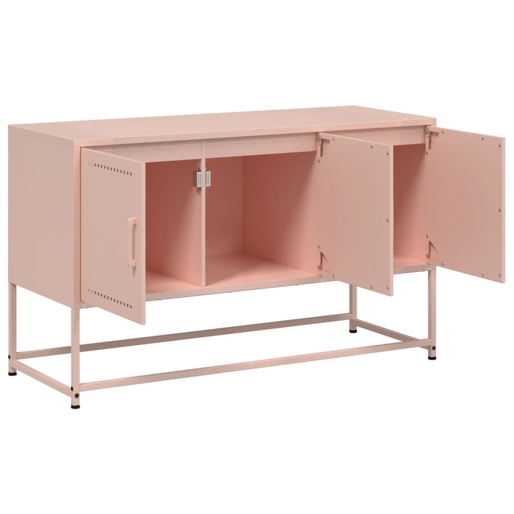 vidaXL TV Cabinet Pink 100.5x39x60.5 cm Steel