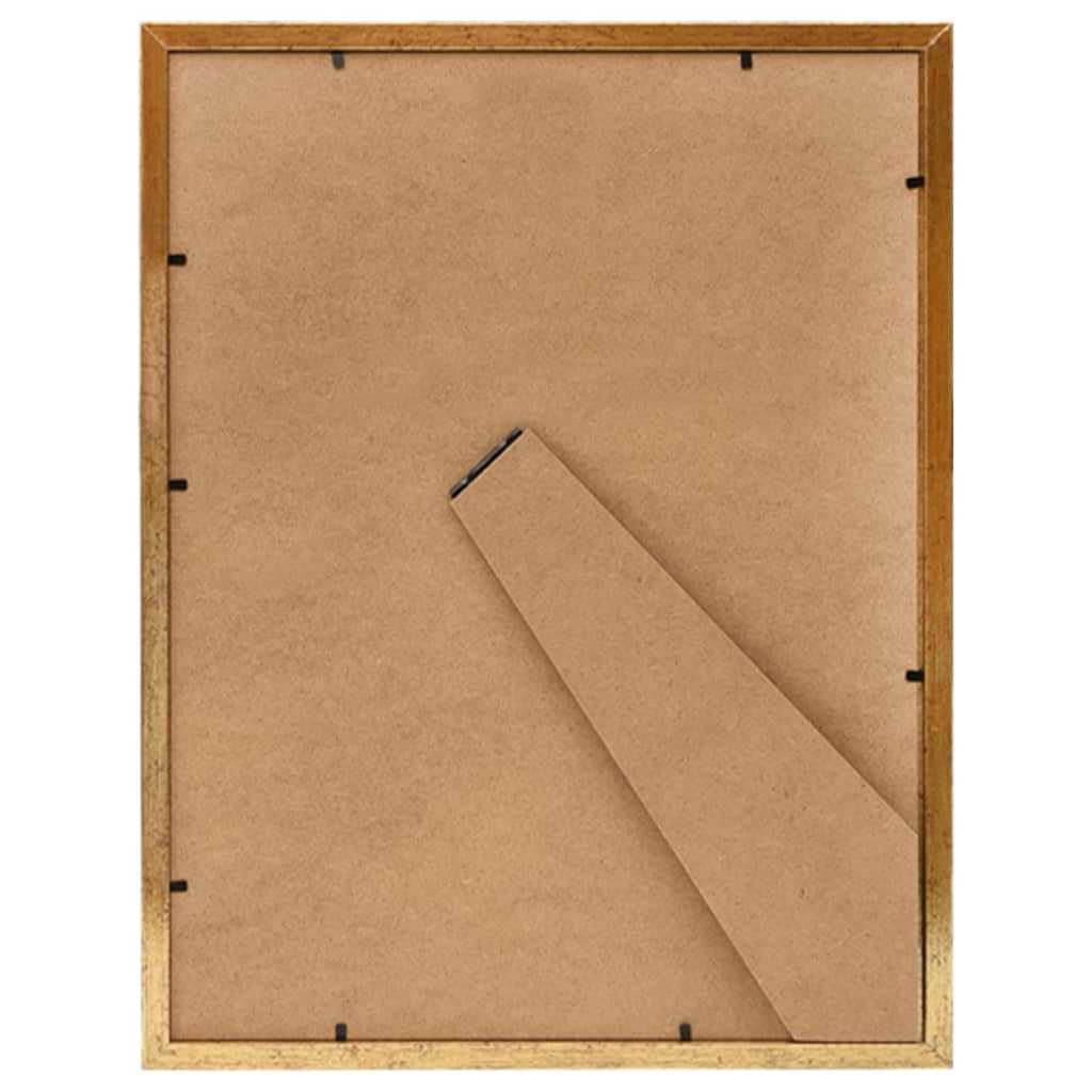 vidaXL Photo Frames Collage 10 pcs for Table Gold 13x18 cm MDF