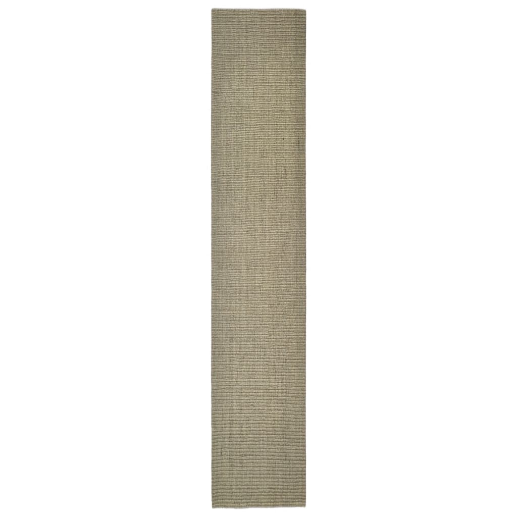 vidaXL Sisal Rug for Scratching Post Taupe 66x350 cm