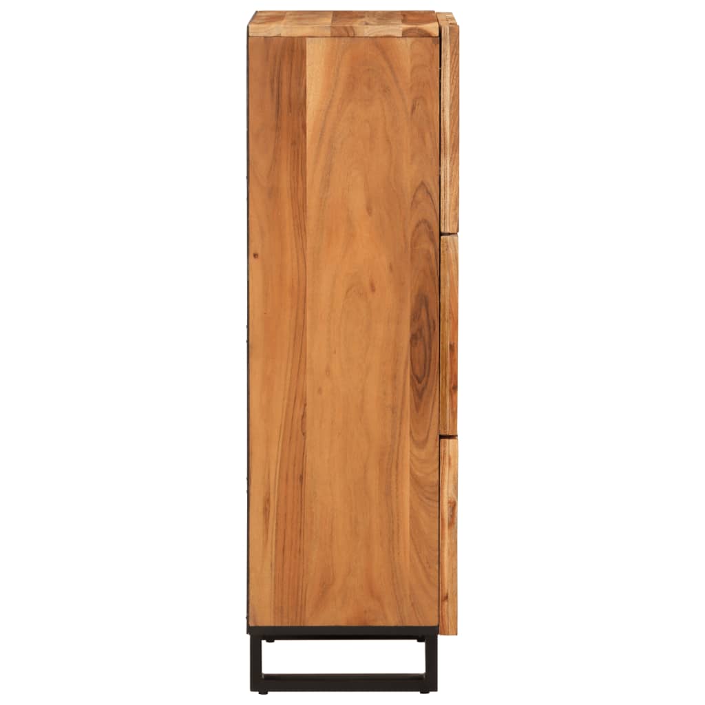 vidaXL Highboard 40x34x110 cm Solid Wood Acacia