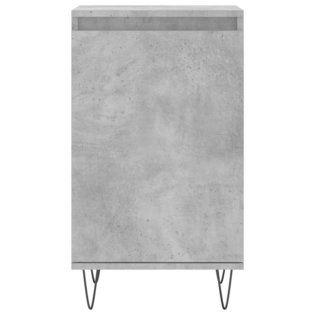 vidaXL Sideboards 2 pcs Concrete Grey 40x35x70 cm Engineered Wood