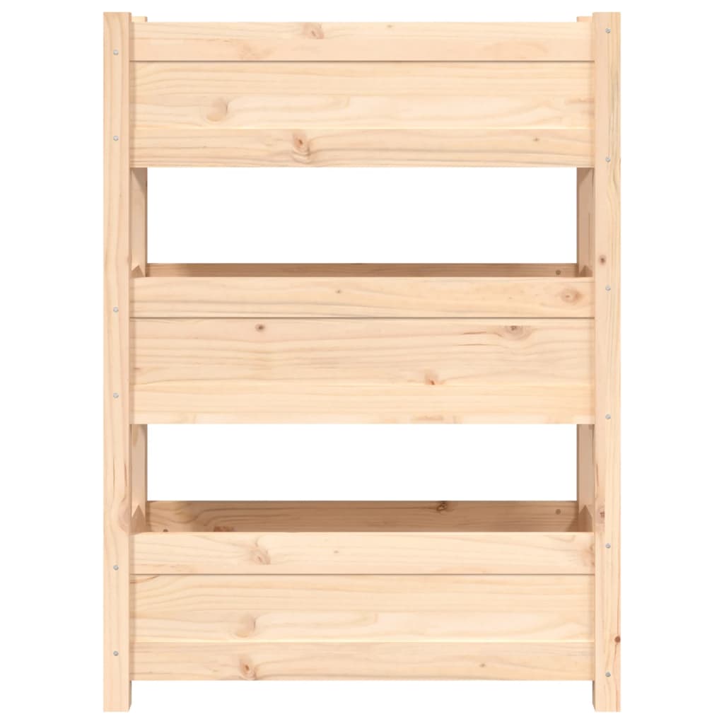 vidaXL Planter 77x25x104.5 cm Solid Wood Pine