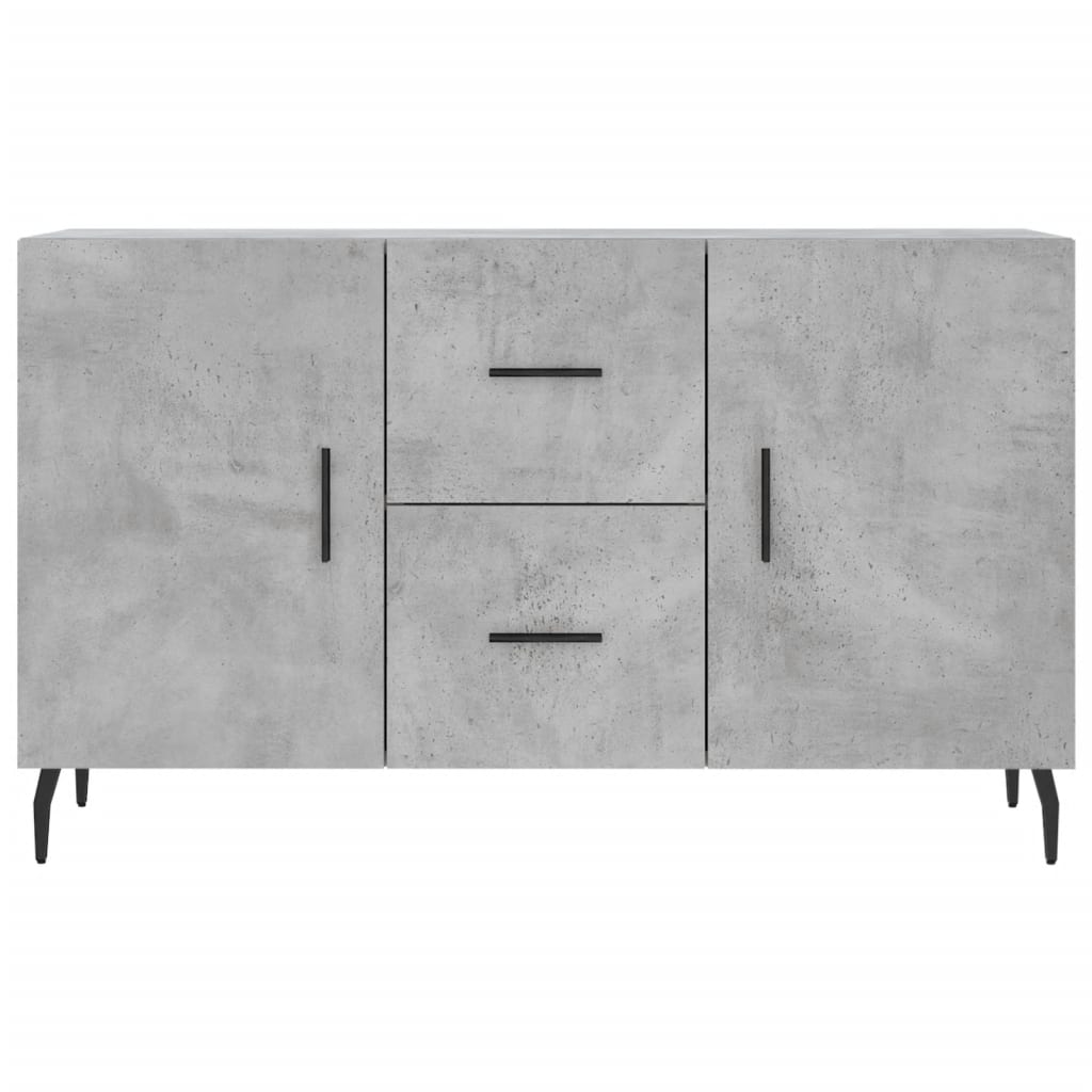 vidaXL Sideboard Concrete Grey 100x36x60 cm Engineered Wood