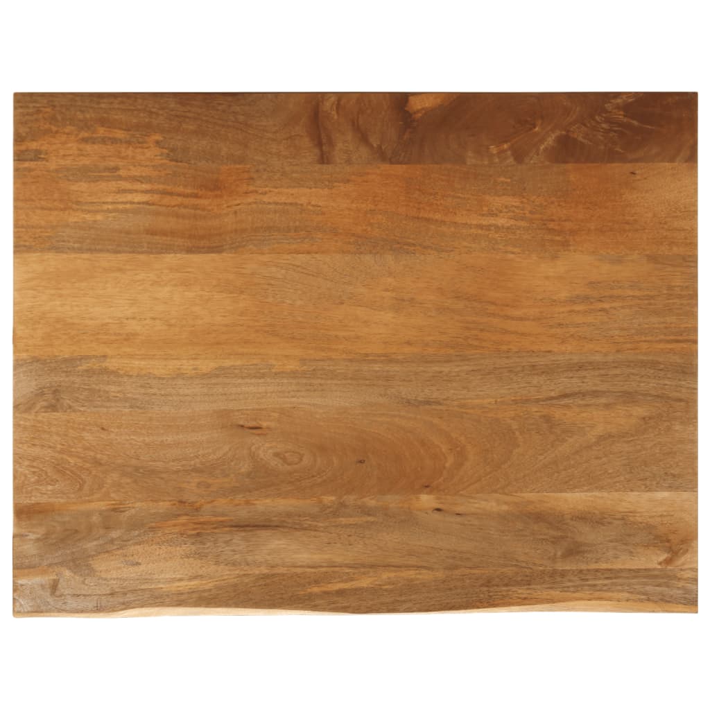 vidaXL Table Top Live Edge 90x80x2.5 cm Solid Wood Mango