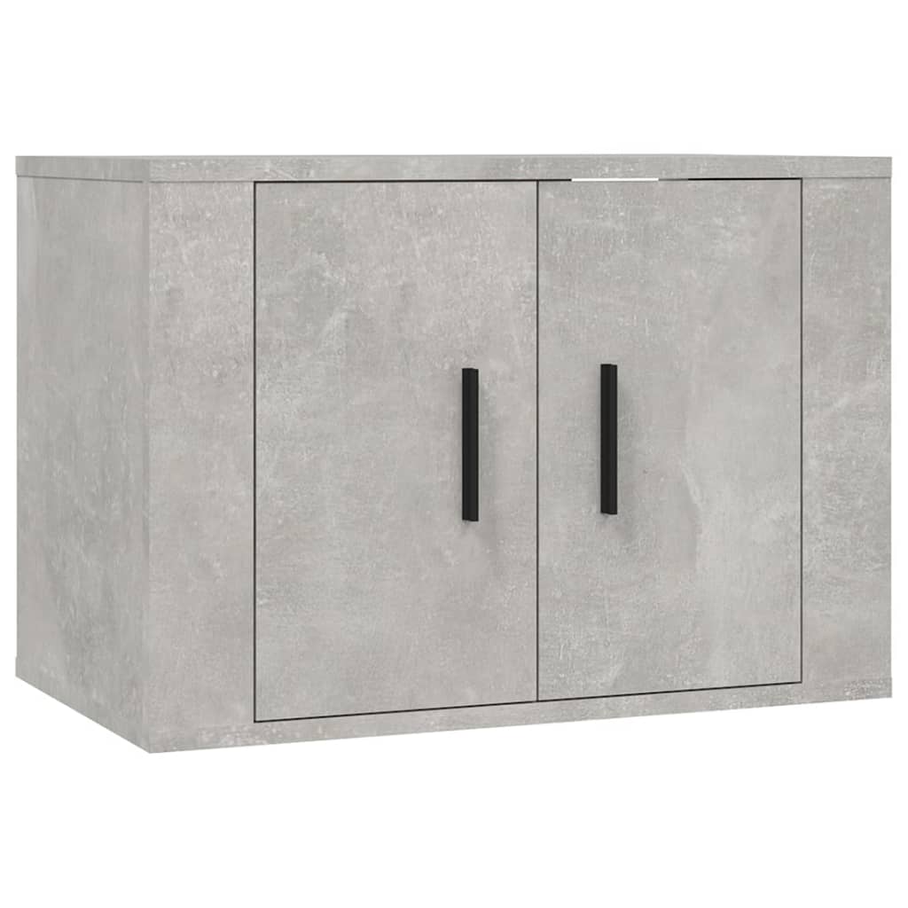 vidaXL 4 Piece TV Cabinet Set Concrete Grey Engineered Wood