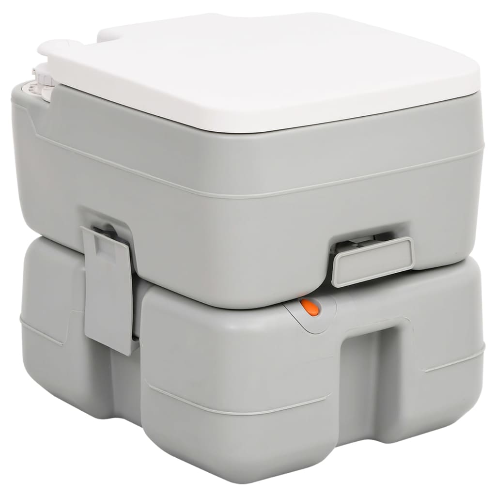 vidaXL Portable Camping Toilet and Water Tank Set