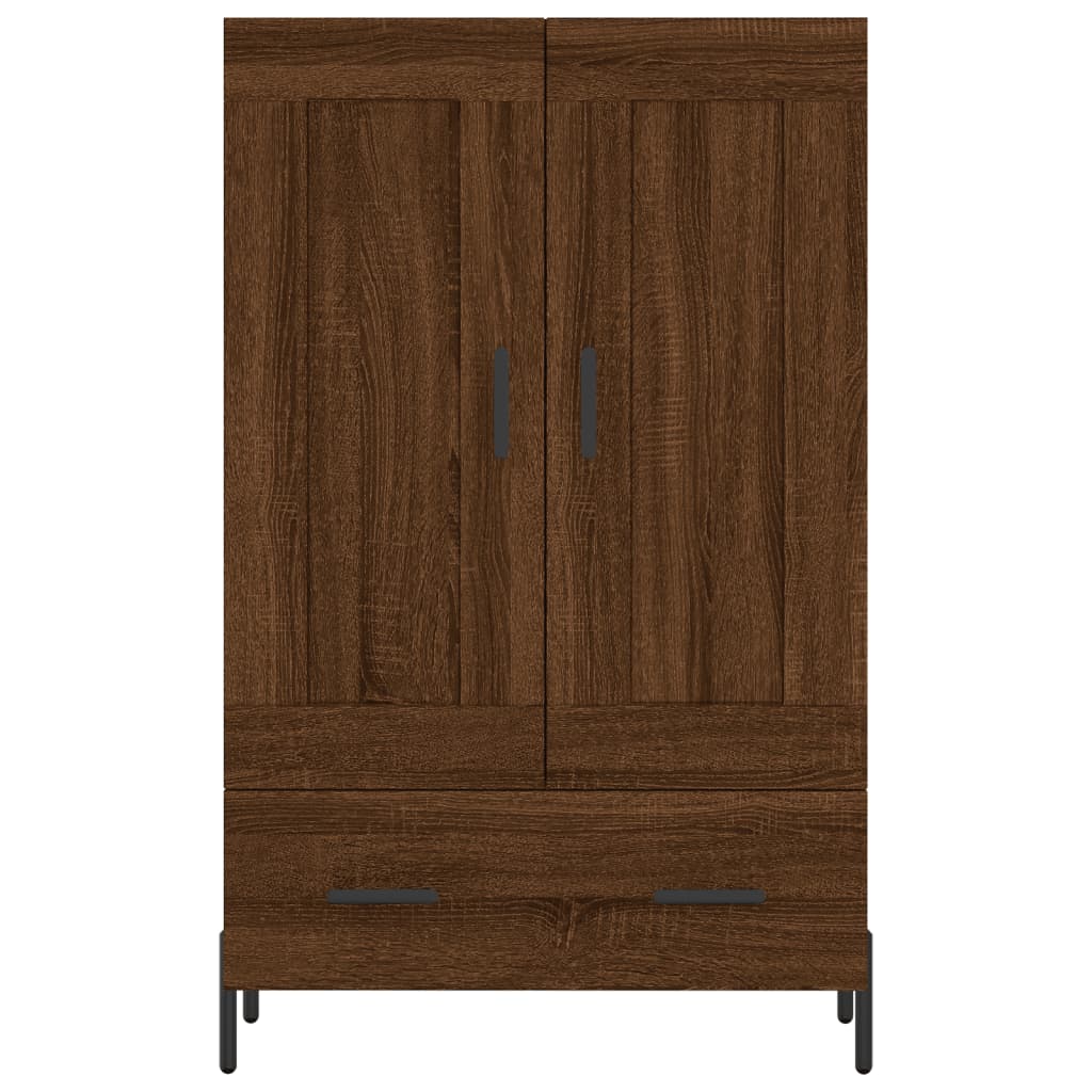 vidaXL Highboard Brown Oak 69.5x31x115 cm Engineered Wood