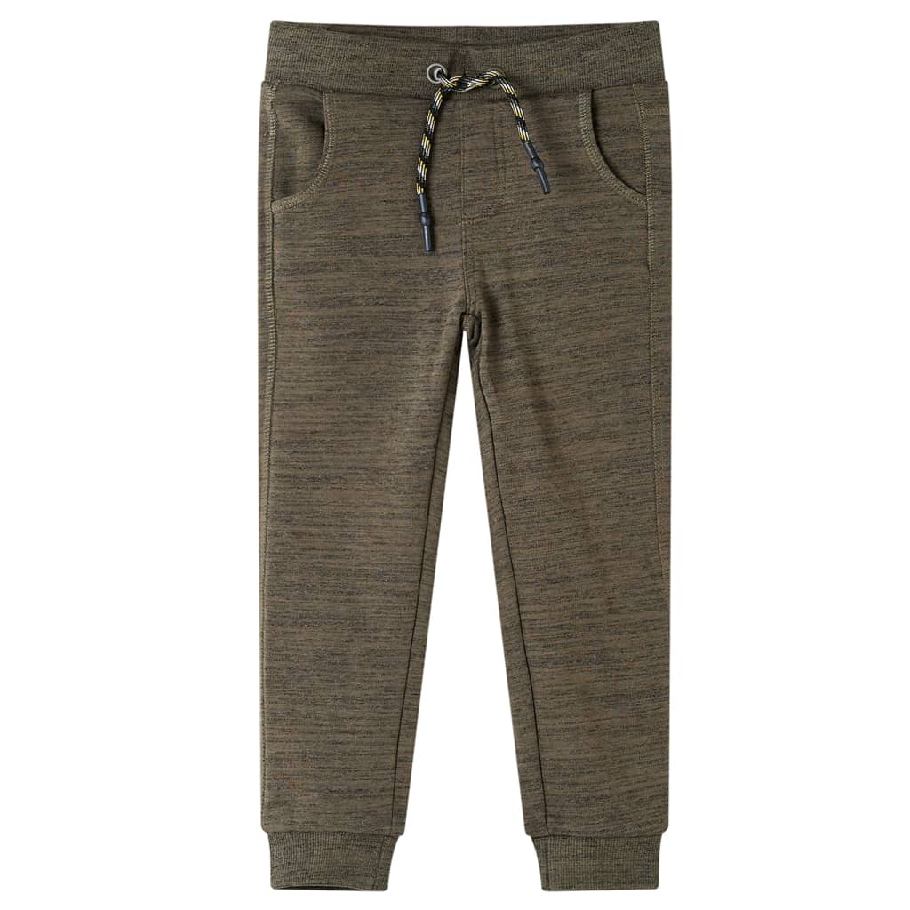 Kids' Sweatpants Dark Khaki Melange 104