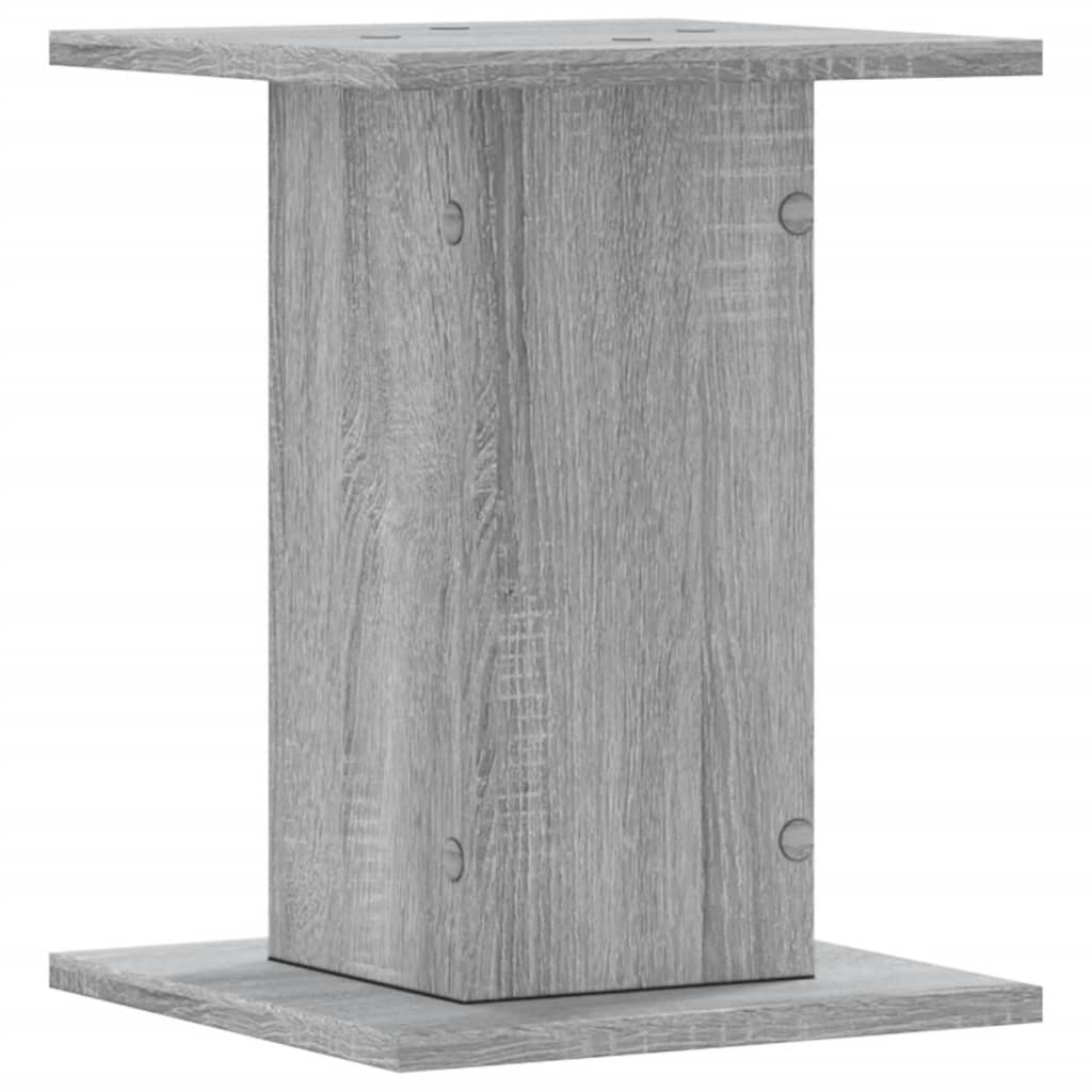 vidaXL Plant Stands 2 pcs Grey Sonoma 30x30x40 cm Engineered Wood