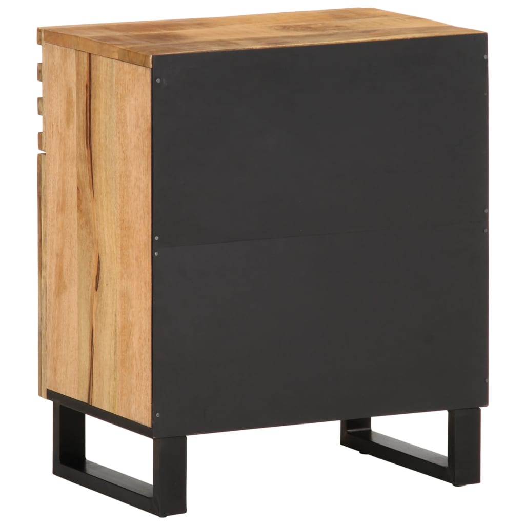 vidaXL Bedside Cabinet 50x34x60 cm Solid Wood Acacia