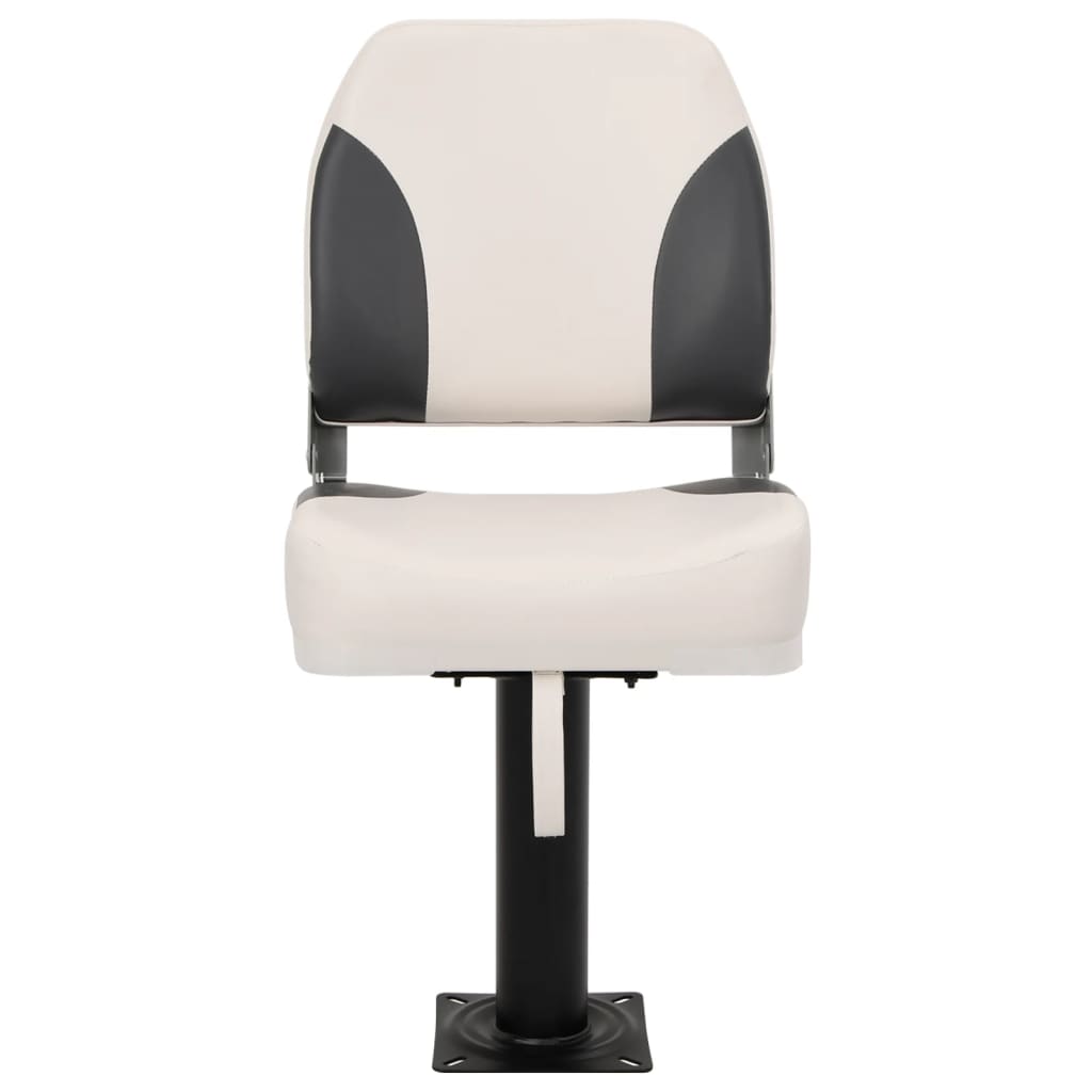 vidaXL Boat Seat with Pedestal 360° Rotatable