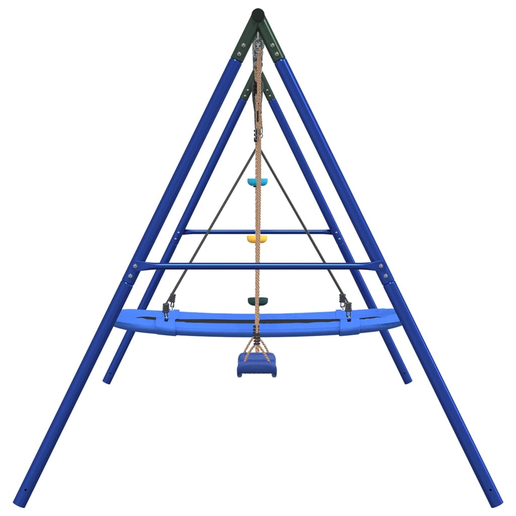 vidaXL Outdoor Swing Set with Swing, Disc Swing, Nest Swing