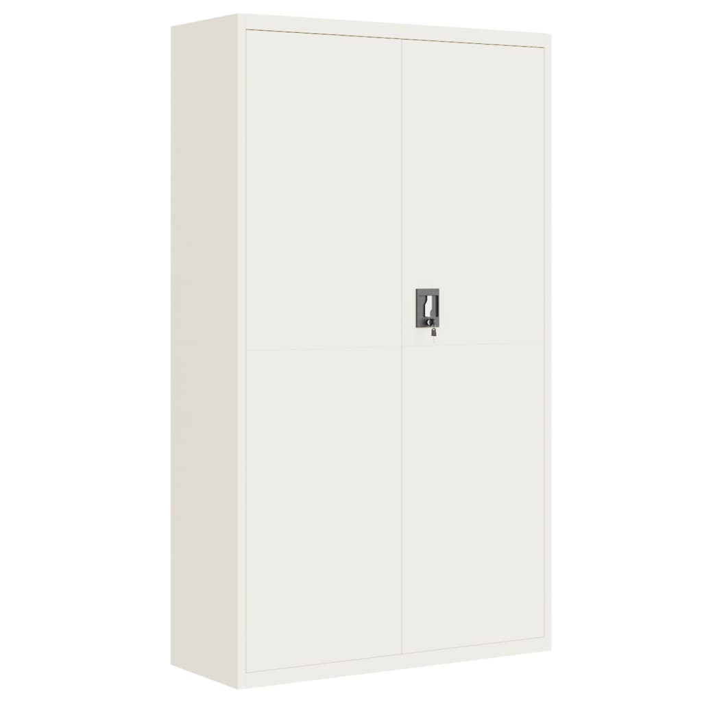 vidaXL File Cabinet White 105x40x180 cm Steel