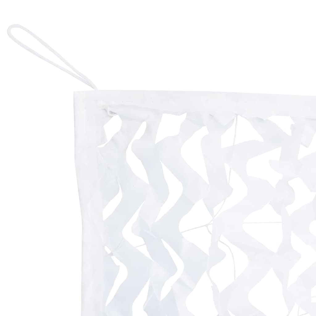 vidaXL Camouflage Net with Storage Bag 623x203 cm White