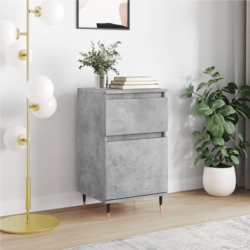 vidaXL Sideboard Concrete Grey 40x35x70 cm Engineered Wood