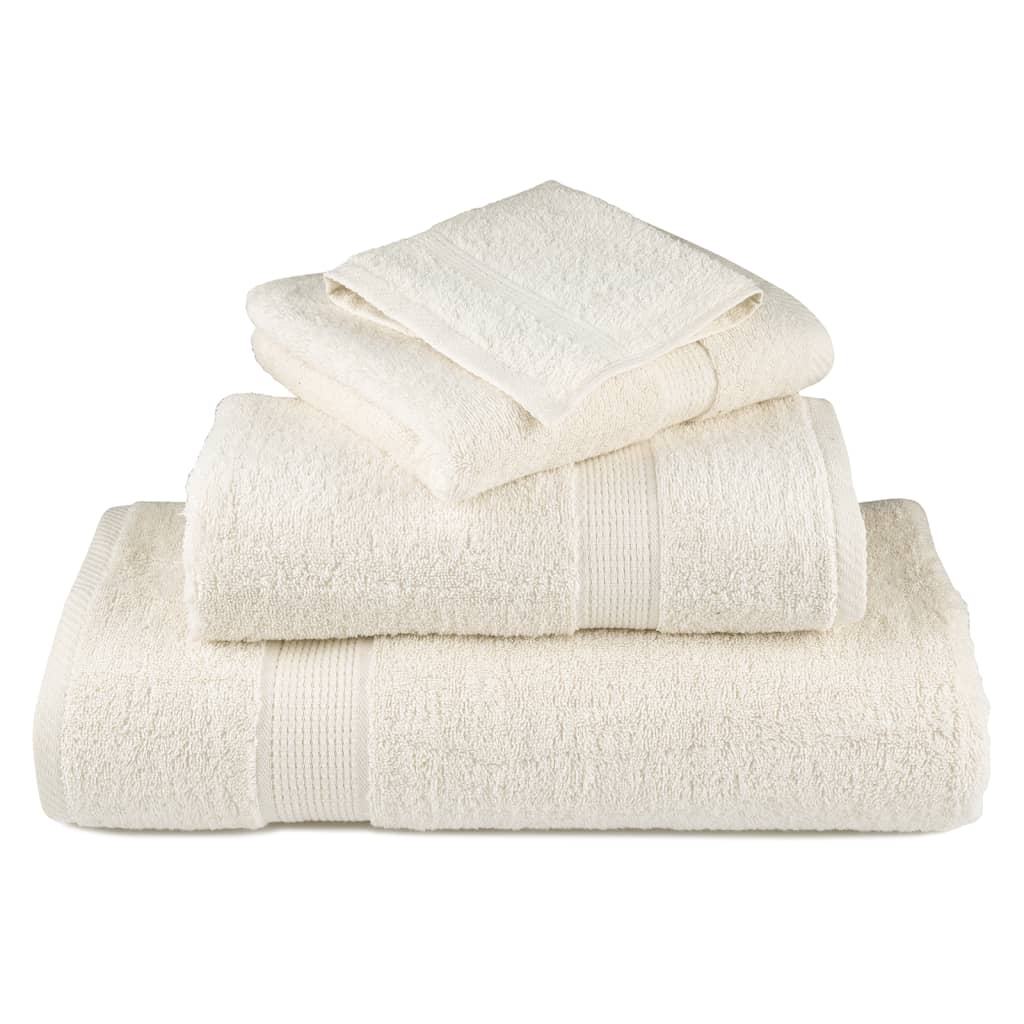 vidaXL Premium Guest Towels SOLUND 10 pcs Cream 30x50 cm 600 gsm