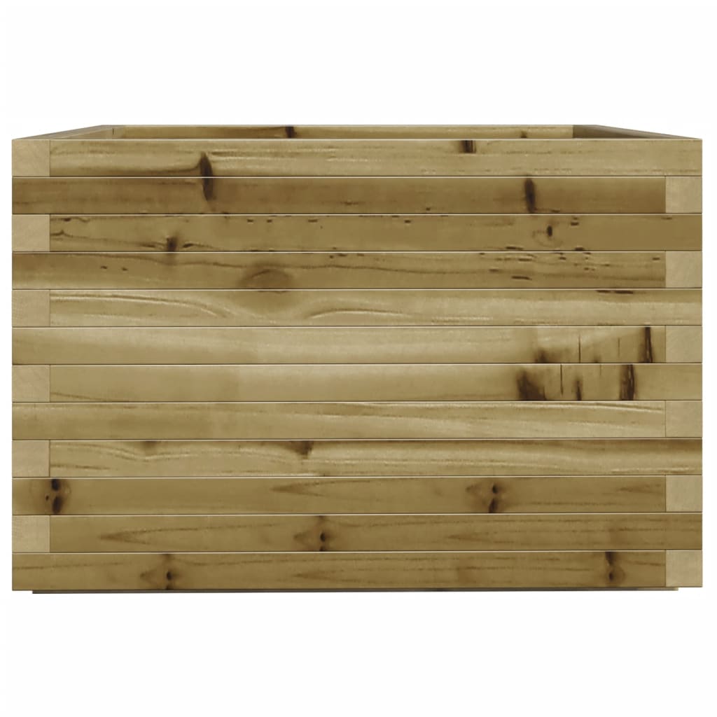 vidaXL Garden Planter 70x70x49.5 cm Impregnated Wood Pine