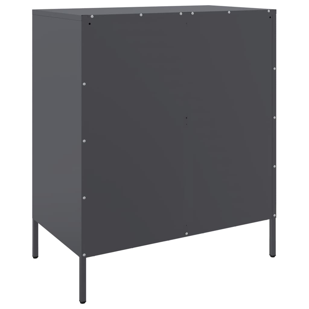 vidaXL Sideboard Anthracite 68x39x79 cm Steel