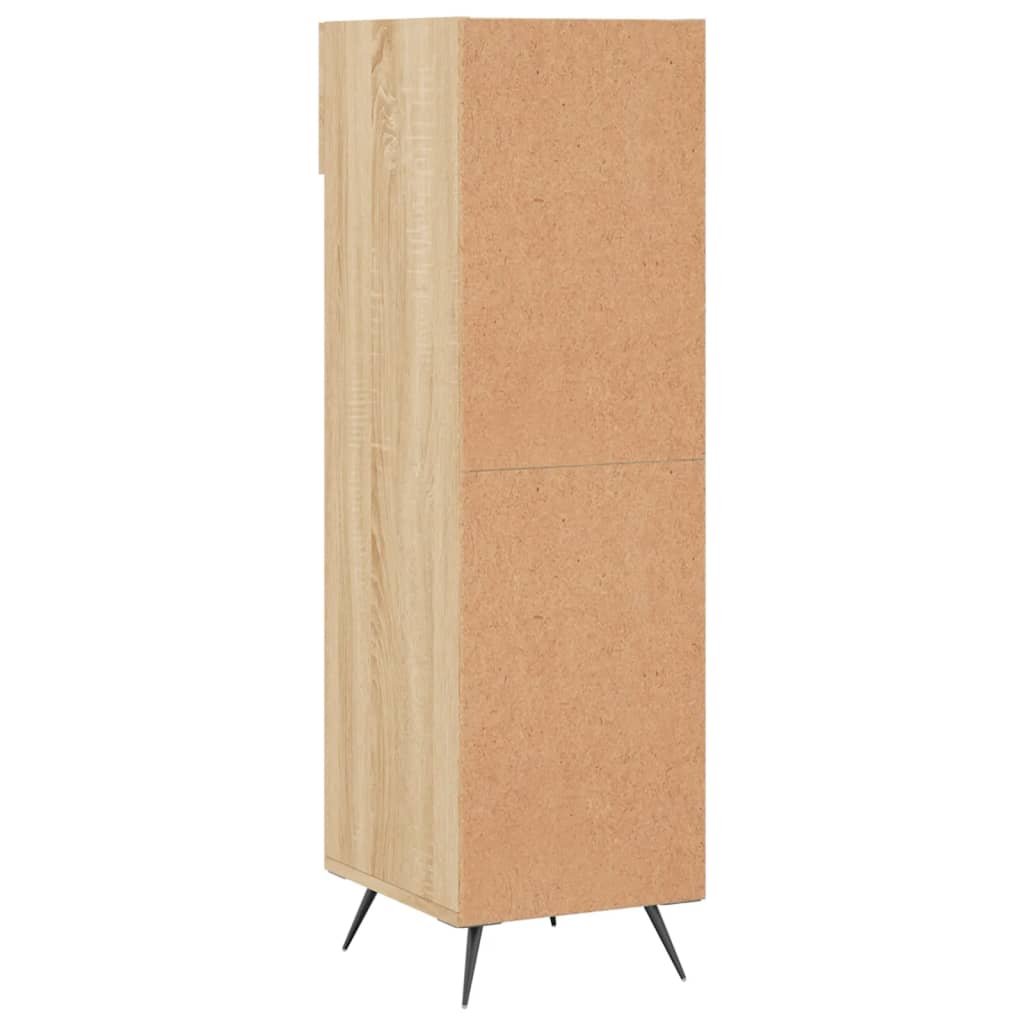 vidaXL Shoe Cabinet Sonoma Oak 30x35x105 cm Engineered Wood