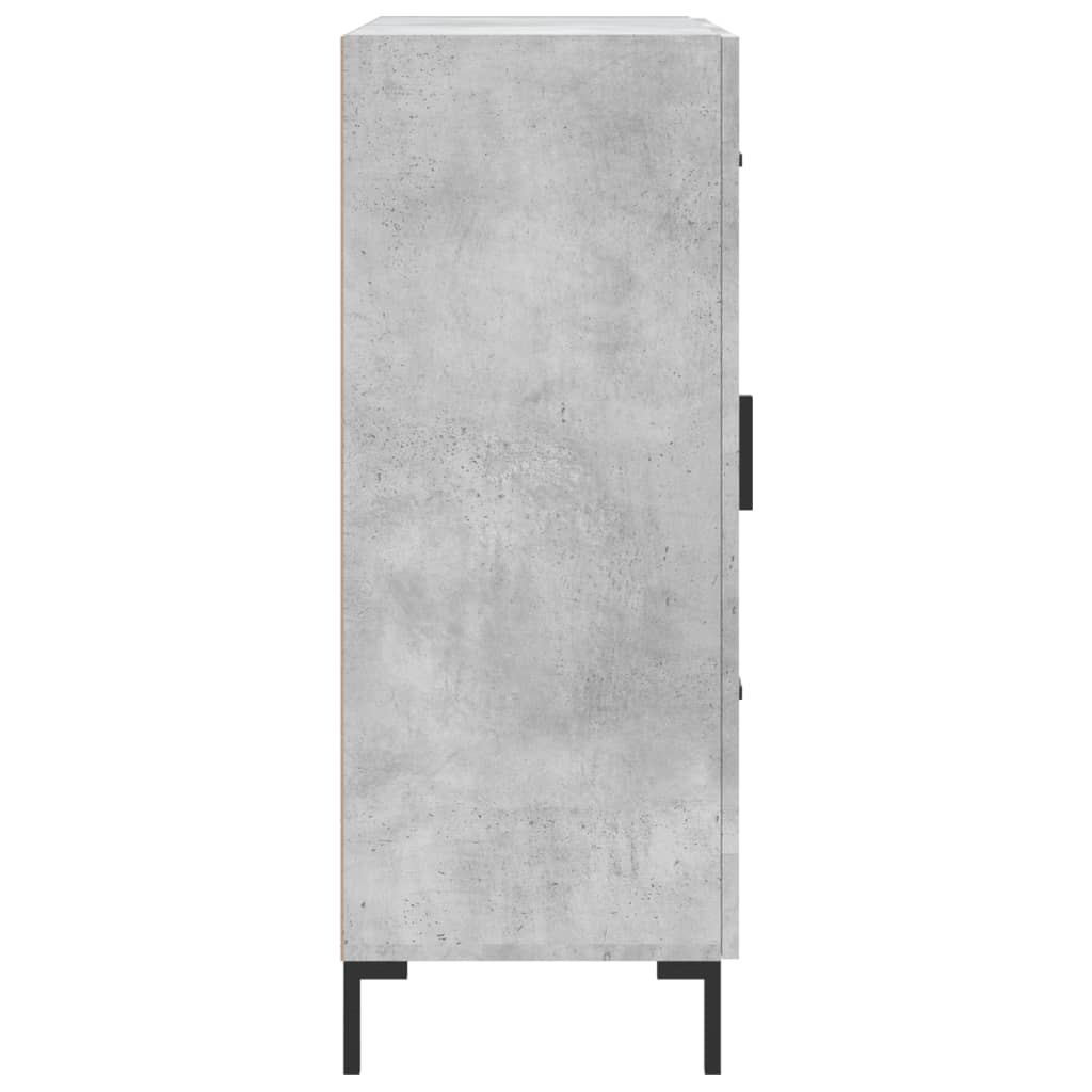 vidaXL Sideboard Concrete Grey 69.5x34x90 cm Engineered Wood