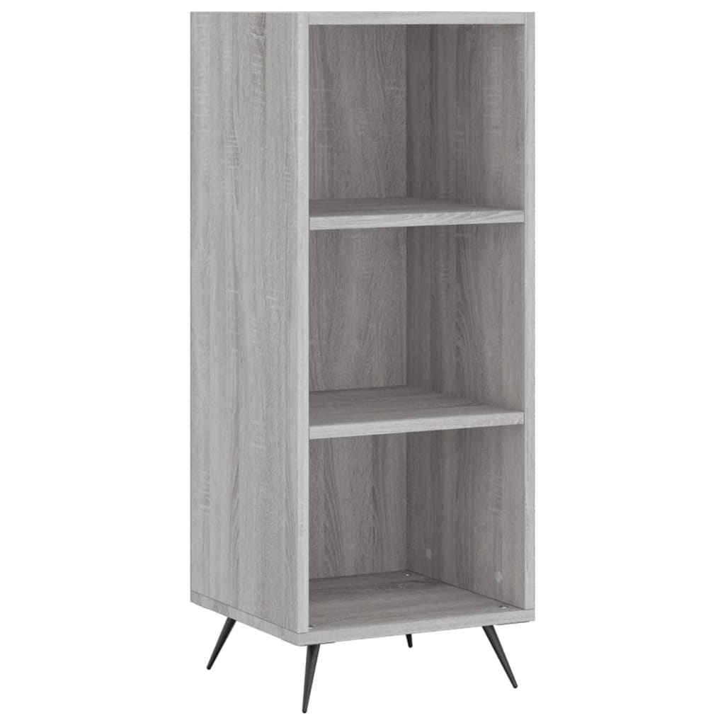 vidaXL Highboard Grey Sonoma 34.5x34x180 cm Engineered Wood