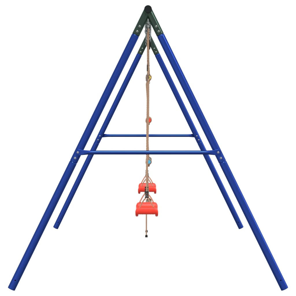 vidaXL Outdoor Swing Set with Swings and Ladder