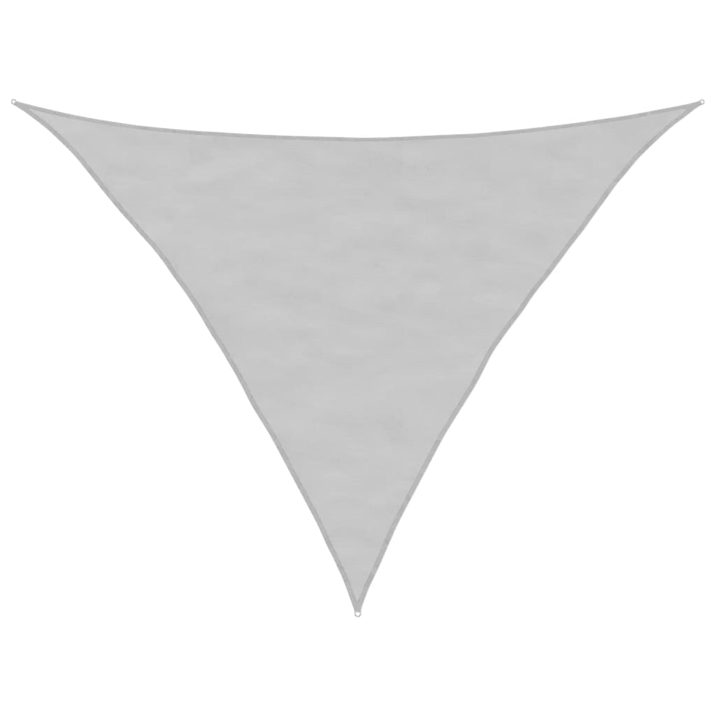 vidaXL Sun Shade Sail Light Grey 2.5x2.5x3.5 m 100% Polyester Oxford