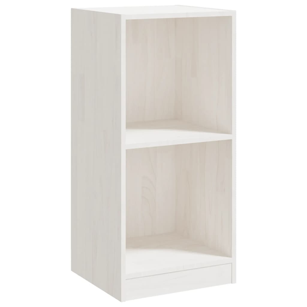 vidaXL Side Cabinet White 35.5x33.5x76 cm Solid Pinewood