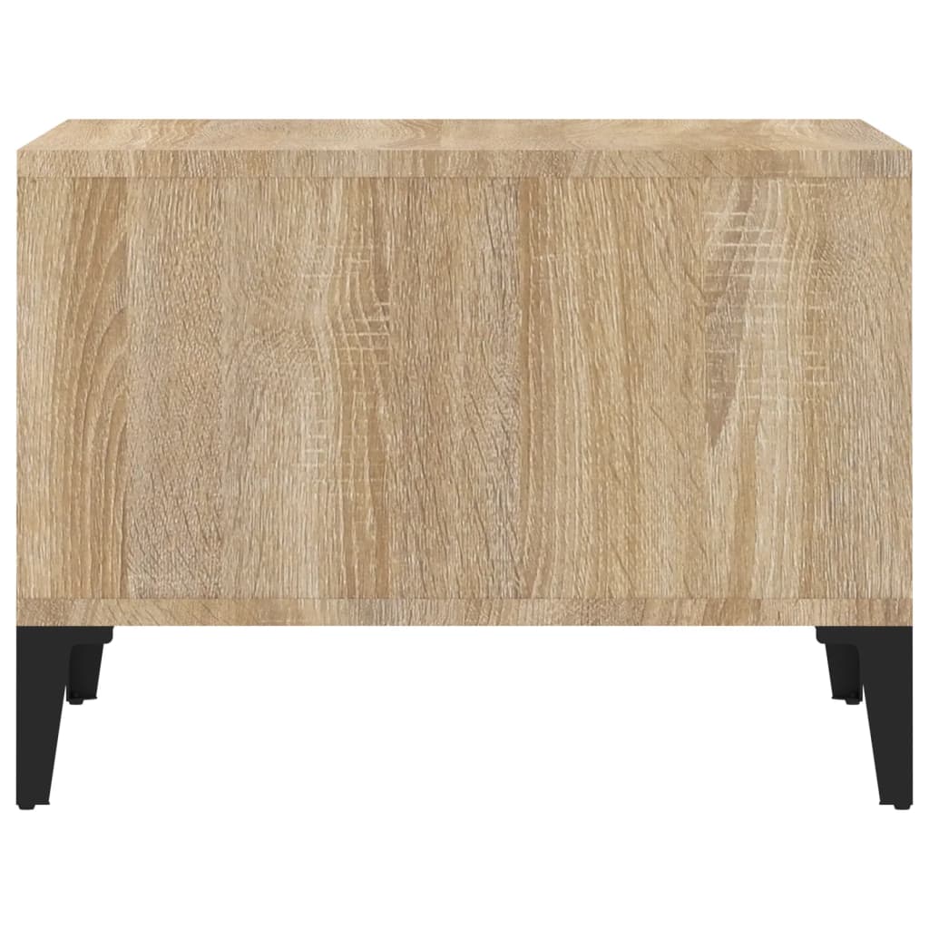 vidaXL Coffee Table Sonoma Oak 60x50x36.5 cm Engineered Wood