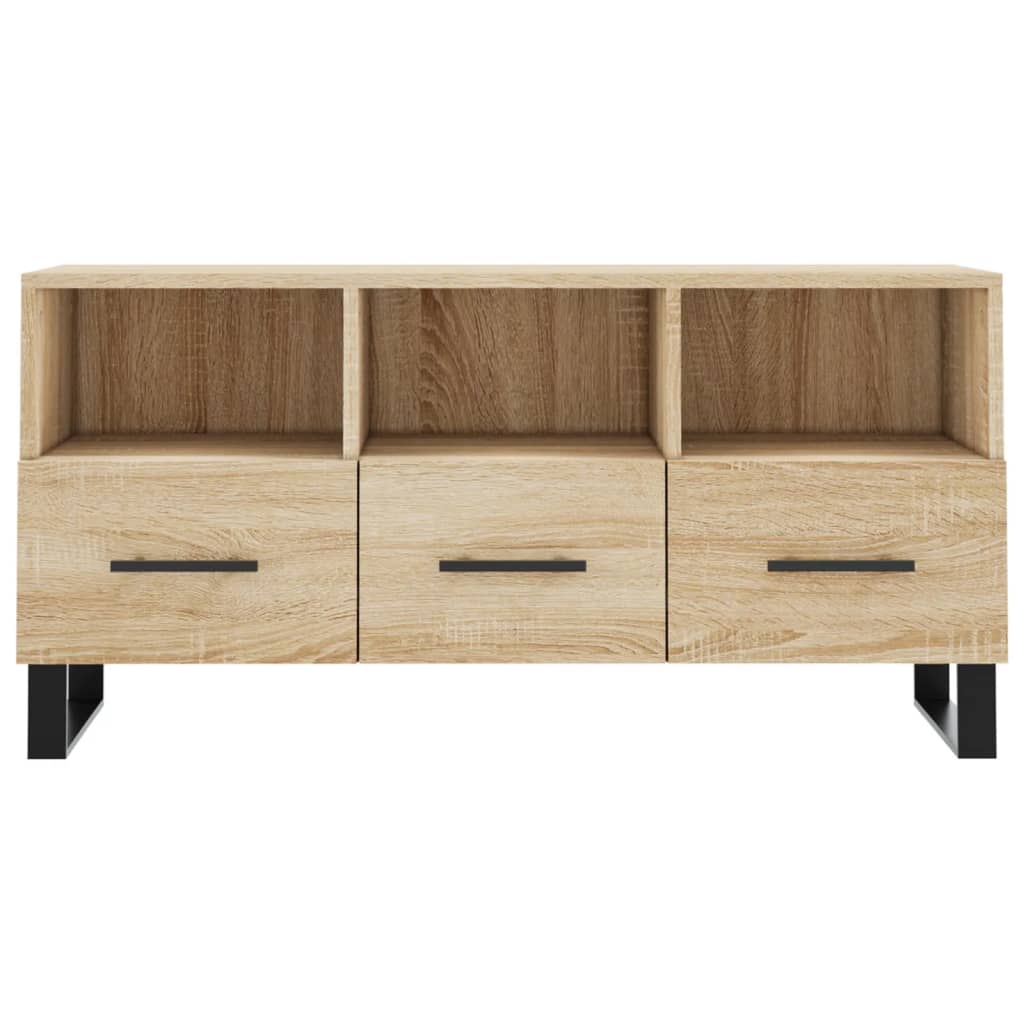 vidaXL TV Cabinet Sonoma Oak 102x36x50 cm Engineered Wood