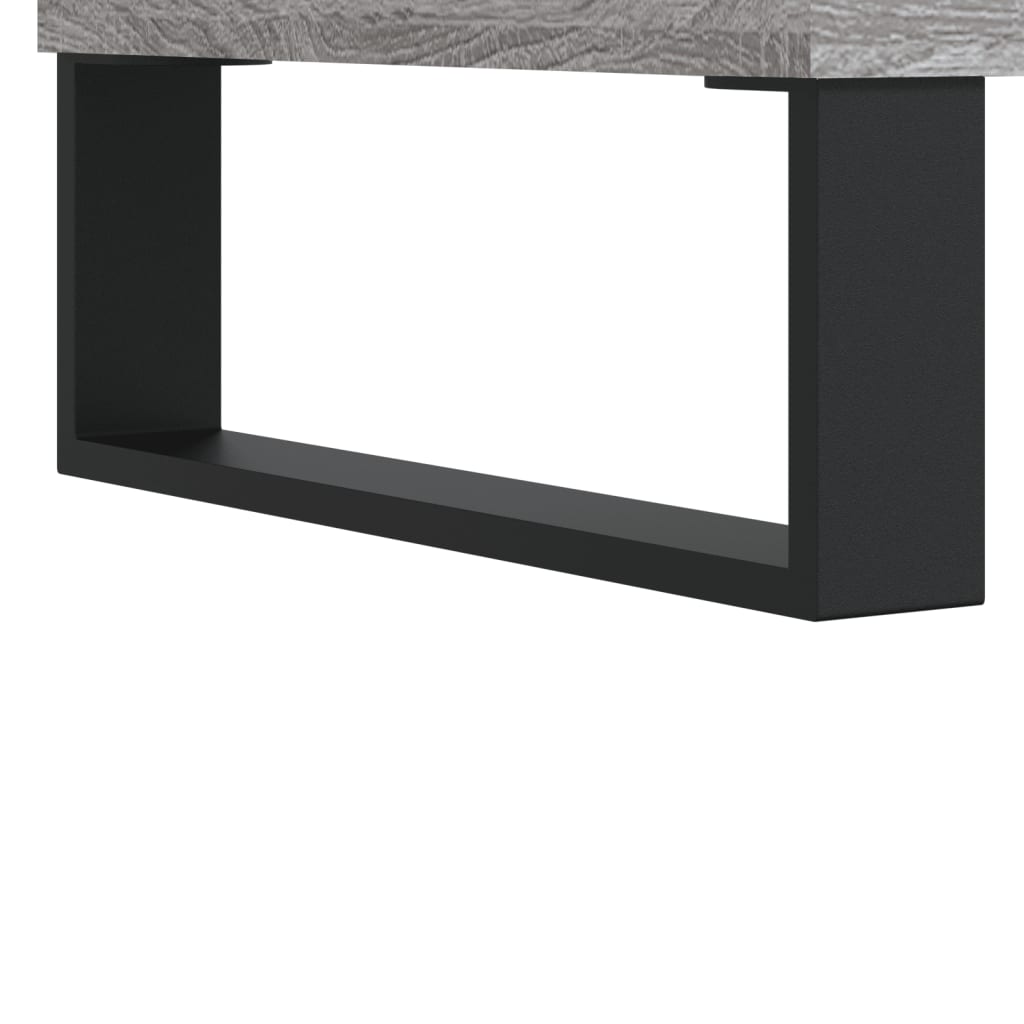 vidaXL Bedside Cabinet Grey Sonoma 40x30x50 cm Engineered Wood