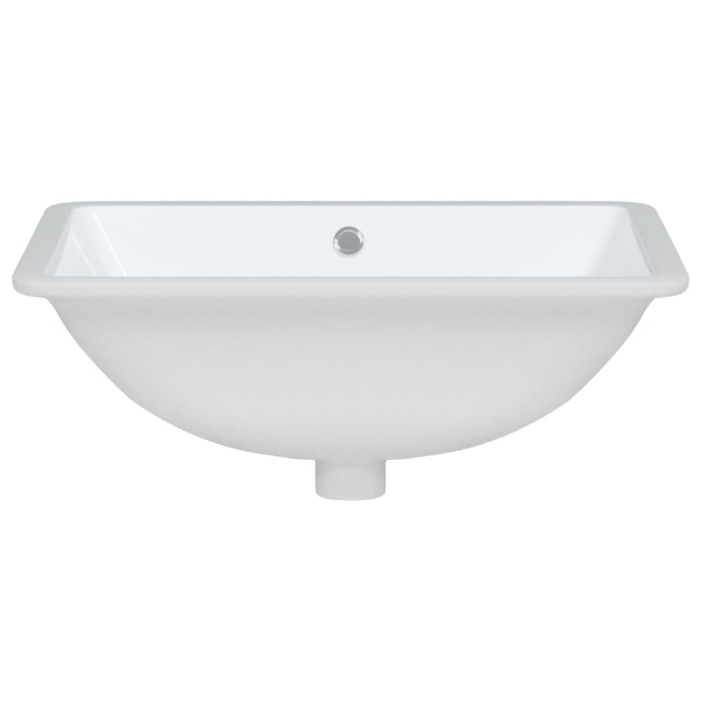 vidaXL Bathroom Sink White 52x38.5x19.5 cm Rectangular Ceramic