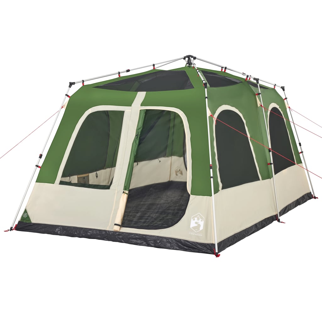 vidaXL Family Tent Dome 8-Person Green Quick Release