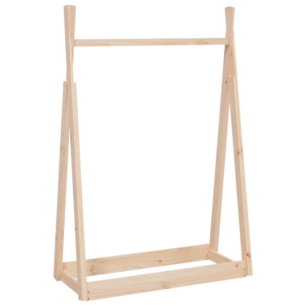 vidaXL Clothes Rack 100x45x150 cm Solid Wood Pine