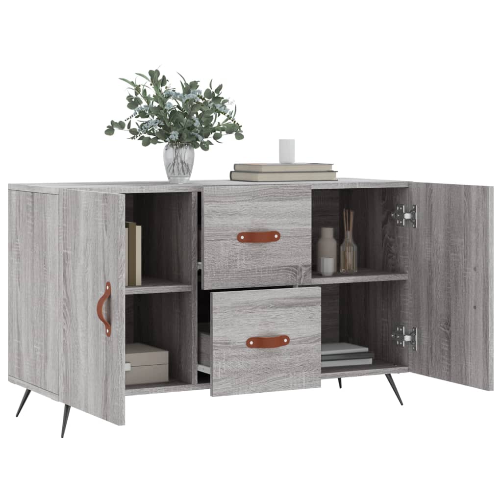 vidaXL Sideboard Grey Sonoma 100x36x60 cm Engineered Wood