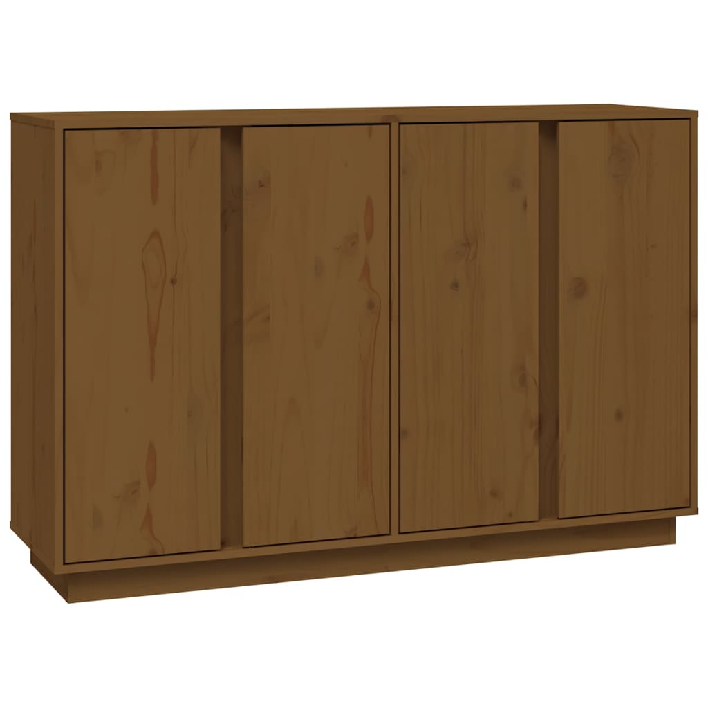 vidaXL Sideboard Honey Brown 120x35x80 cm Solid Wood Pine