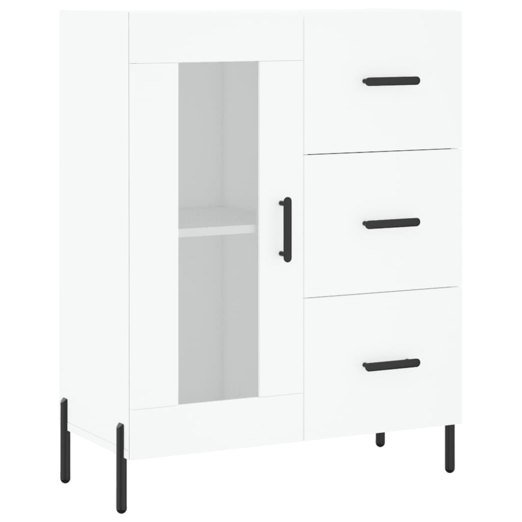 vidaXL Highboard White 69.5x34x180 cm Engineered Wood