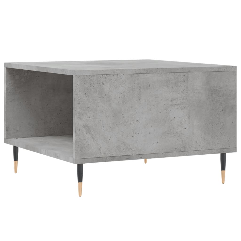 vidaXL Coffee Table Concrete Grey 55x55x36.5 cm Engineered Wood