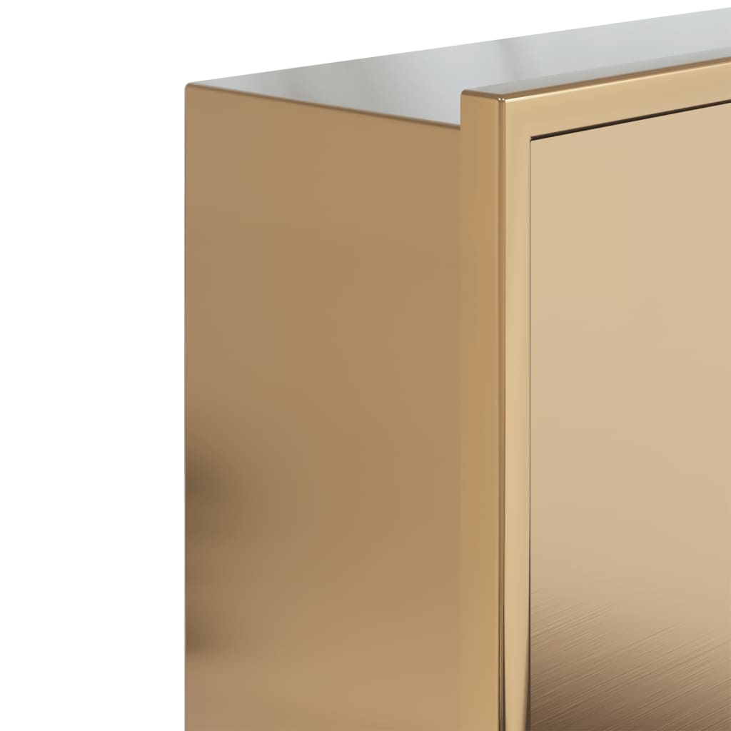 vidaXL Shower Niche Brushed Gold 62x32x9 cm Stainless Steel