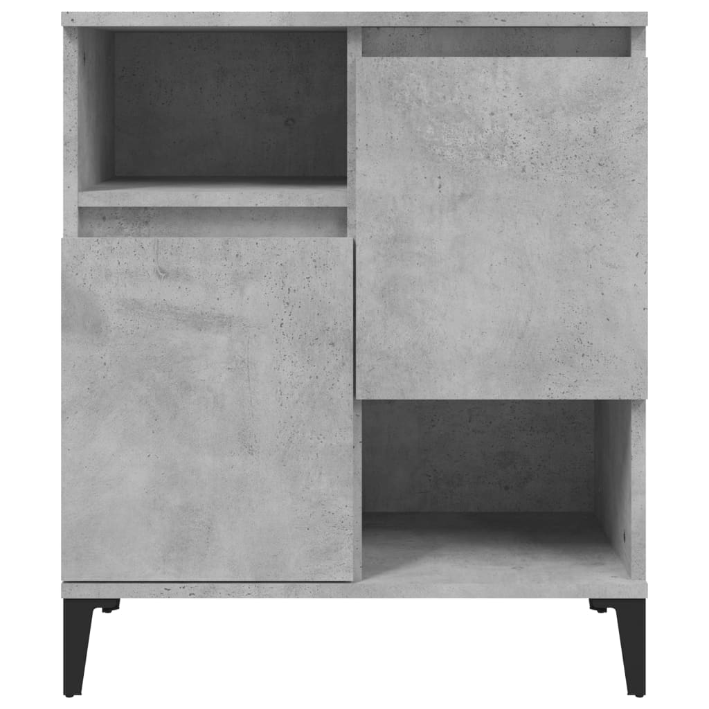 vidaXL Sideboards 3 pcs Concrete Grey 60x35x70 cm Engineered Wood