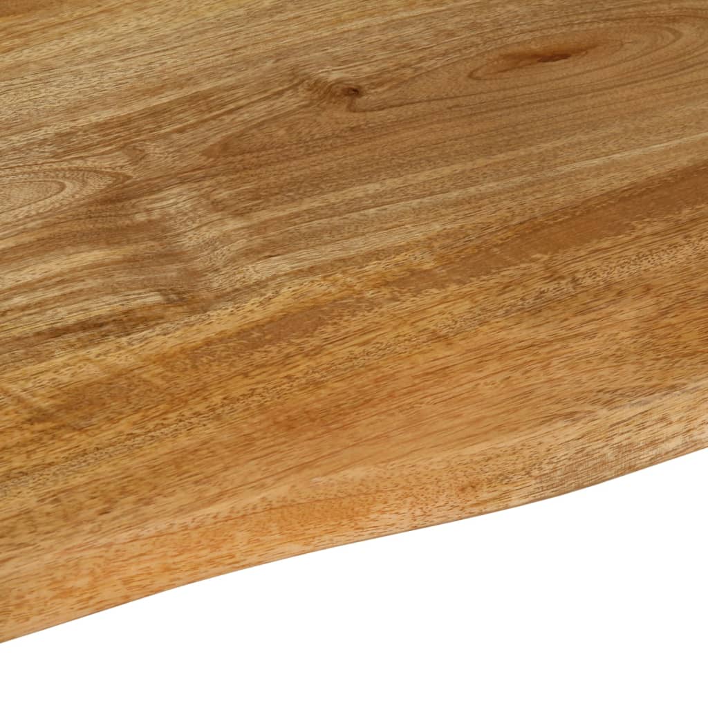 vidaXL Table Top Live Edge 90x80x2.5 cm Solid Wood Mango