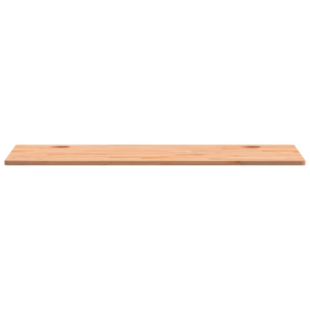 vidaXL Desk Top 100x60x1.5 cm Solid Wood Beech