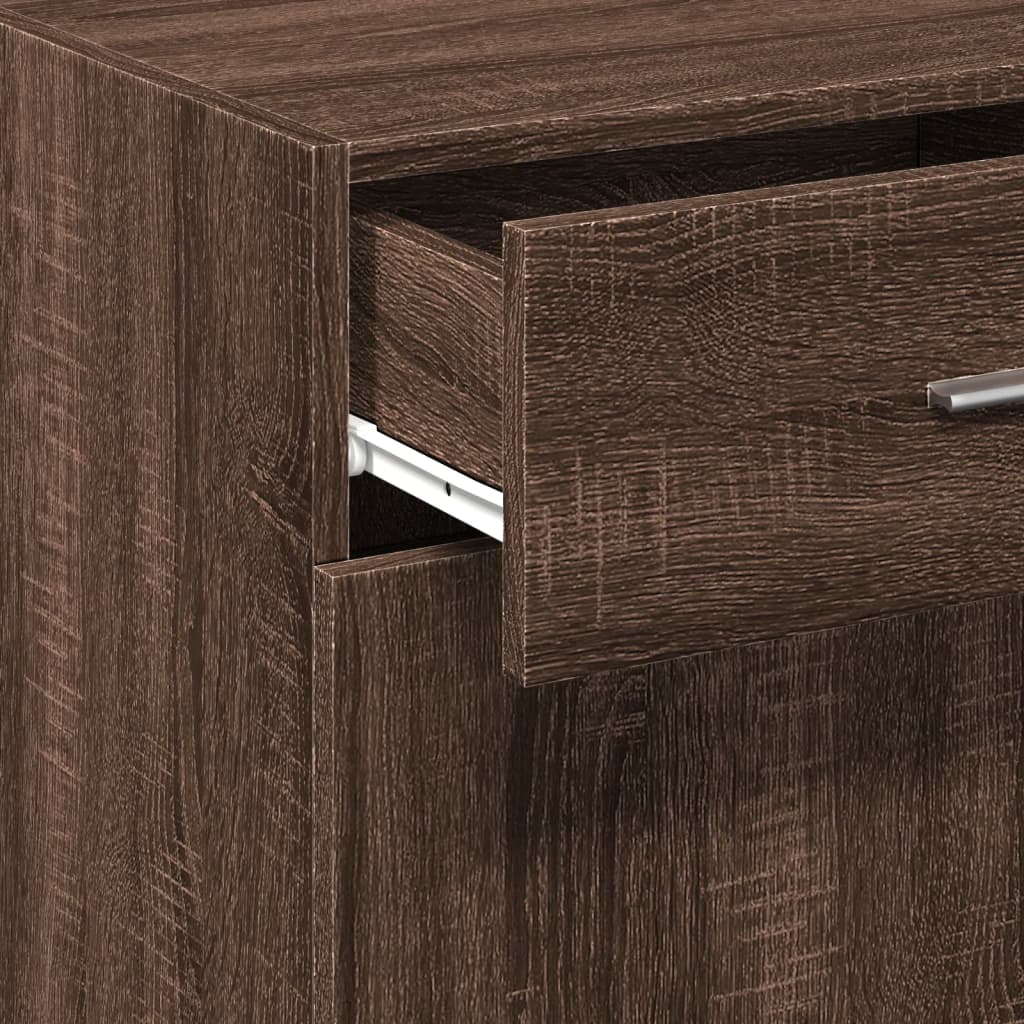 vidaXL Sideboard Brown Oak 50x42.5x93 cm Engineered Wood