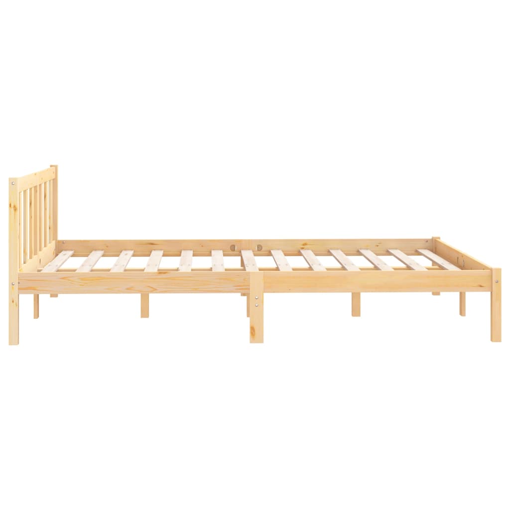 vidaXL Bed Frame without Mattress Solid Wood 120x200 cm