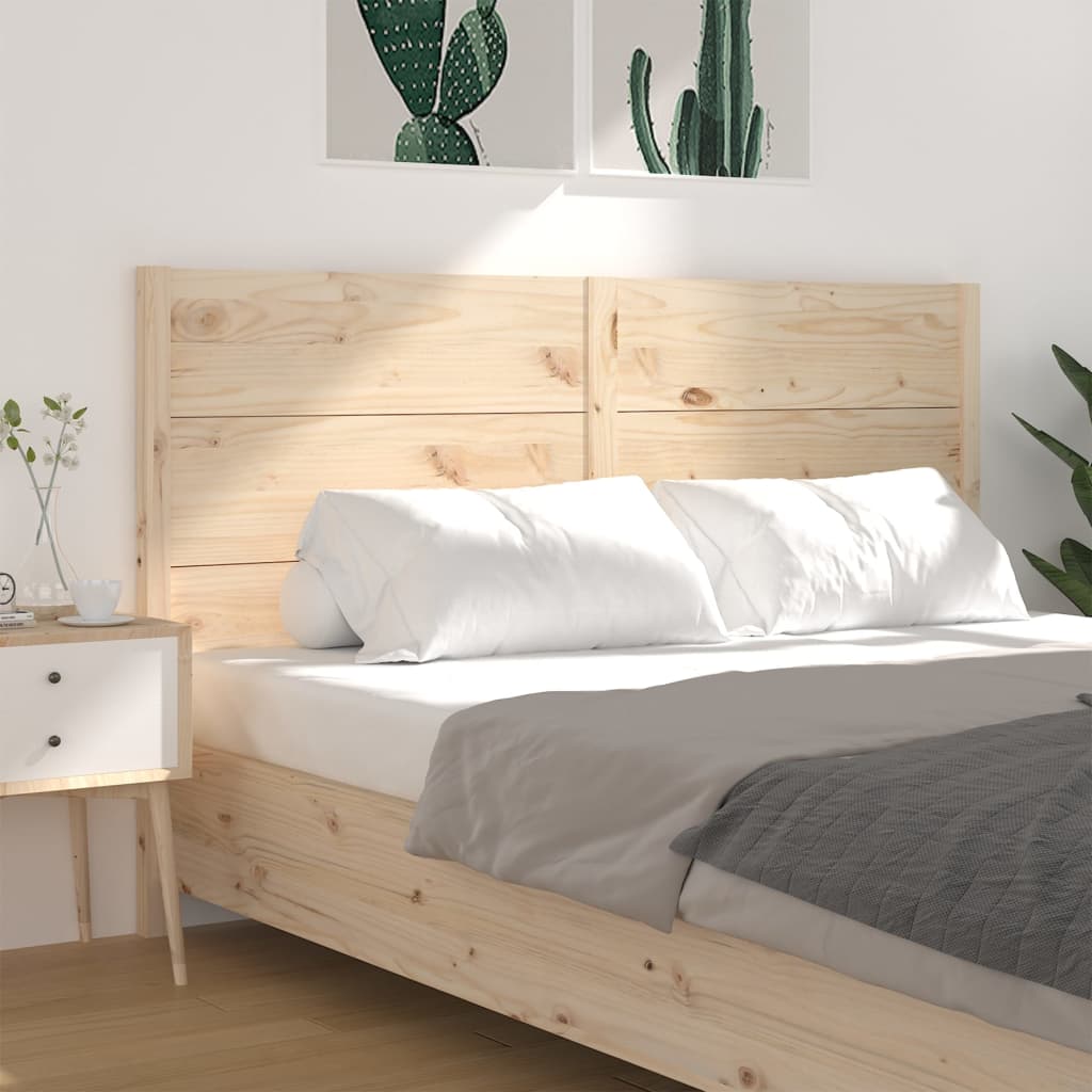 vidaXL Headboard 141x4x100 cm Solid Wood Pine