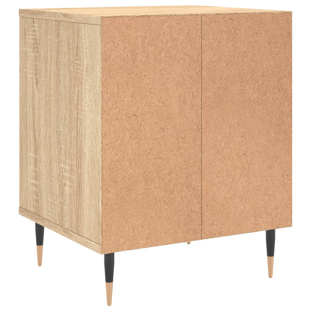 vidaXL Bedside Cabinet Sonoma Oak 40x35x50 cm Engineered Wood