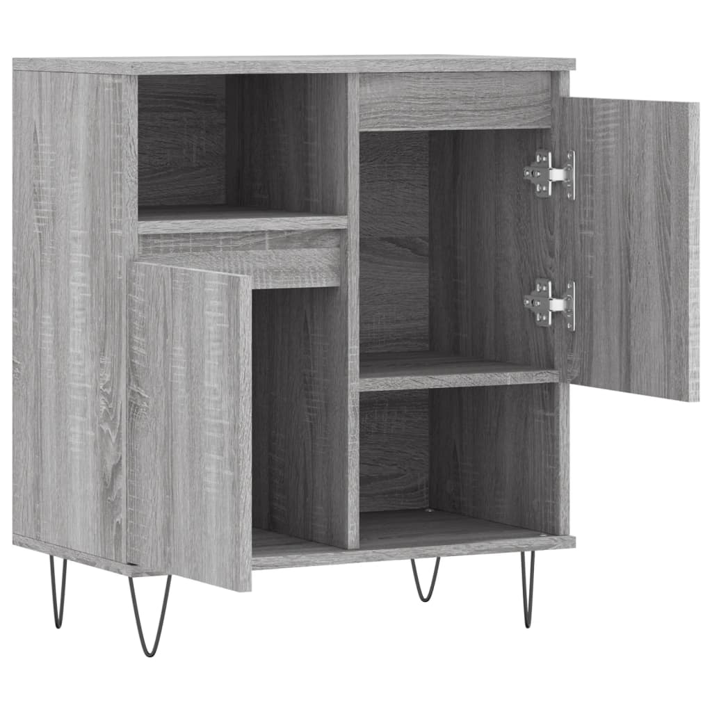 vidaXL Sideboard Grey Sonoma 60x35x70 cm Engineered Wood