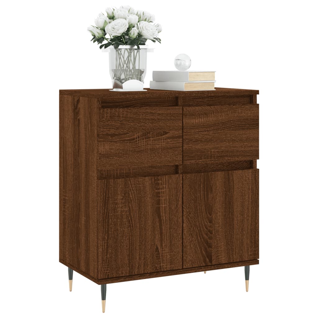 vidaXL Sideboard Brown Oak 60x35x70 cm Engineered Wood