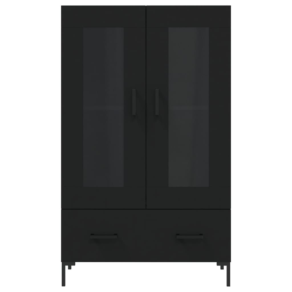 vidaXL Highboard Black 69.5x31x115 cm Engineered Wood